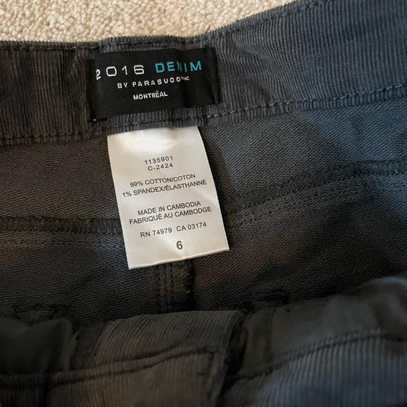 Greyish black corduroy pants - Picture 2 of 3